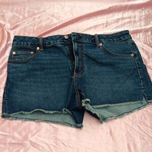 No Boundaries Dark Blue Jean Shorts